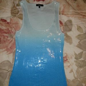 Ombre Express sequin tank